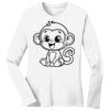 1-DAY RUSH NO MINIMUM Ladies Long Sleeve Crew Neck T-Shirt Thumbnail