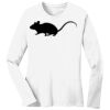 1-DAY RUSH NO MINIMUM Ladies Long Sleeve Crew Neck T-Shirt Thumbnail