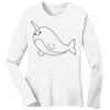 1-DAY RUSH NO MINIMUM Ladies Long Sleeve Crew Neck T-Shirt Thumbnail