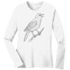 1-DAY RUSH NO MINIMUM Ladies Long Sleeve Crew Neck T-Shirt Thumbnail