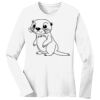1-DAY RUSH NO MINIMUM Ladies Long Sleeve Crew Neck T-Shirt Thumbnail