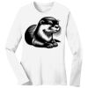 1-DAY RUSH NO MINIMUM Ladies Long Sleeve Crew Neck T-Shirt Thumbnail