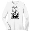 1-DAY RUSH NO MINIMUM Ladies Long Sleeve Crew Neck T-Shirt Thumbnail