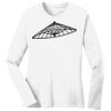 1-DAY RUSH NO MINIMUM Ladies Long Sleeve Crew Neck T-Shirt Thumbnail