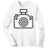 1-DAY RUSH NO MINIMUM Ladies Long Sleeve Crew Neck T-Shirt Thumbnail