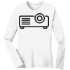 1-DAY RUSH NO MINIMUM Ladies Long Sleeve Crew Neck T-Shirt Thumbnail
