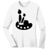 1-DAY RUSH NO MINIMUM Ladies Long Sleeve Crew Neck T-Shirt Thumbnail