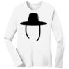 1-DAY RUSH NO MINIMUM Ladies Long Sleeve Crew Neck T-Shirt Thumbnail