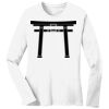 1-DAY RUSH NO MINIMUM Ladies Long Sleeve Crew Neck T-Shirt Thumbnail