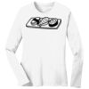 1-DAY RUSH NO MINIMUM Ladies Long Sleeve Crew Neck T-Shirt Thumbnail