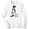 1-DAY RUSH NO MINIMUM Ladies Long Sleeve Crew Neck T-Shirt Thumbnail