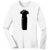 1-DAY RUSH NO MINIMUM Ladies Long Sleeve Crew Neck T-Shirt Thumbnail