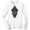 1-DAY RUSH NO MINIMUM Ladies Long Sleeve Crew Neck T-Shirt Thumbnail