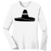 1-DAY RUSH NO MINIMUM Ladies Long Sleeve Crew Neck T-Shirt Thumbnail