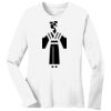 1-DAY RUSH NO MINIMUM Ladies Long Sleeve Crew Neck T-Shirt Thumbnail