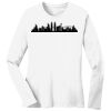 1-DAY RUSH NO MINIMUM Ladies Long Sleeve Crew Neck T-Shirt Thumbnail