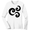 1-DAY RUSH NO MINIMUM Ladies Long Sleeve Crew Neck T-Shirt Thumbnail