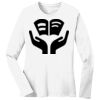 1-DAY RUSH NO MINIMUM Ladies Long Sleeve Crew Neck T-Shirt Thumbnail
