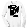1-DAY RUSH NO MINIMUM Ladies Long Sleeve Crew Neck T-Shirt Thumbnail