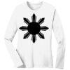 1-DAY RUSH NO MINIMUM Ladies Long Sleeve Crew Neck T-Shirt Thumbnail