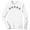 1-DAY RUSH NO MINIMUM Ladies Long Sleeve Crew Neck T-Shirt Thumbnail