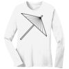 1-DAY RUSH NO MINIMUM Ladies Long Sleeve Crew Neck T-Shirt Thumbnail