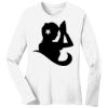 1-DAY RUSH NO MINIMUM Ladies Long Sleeve Crew Neck T-Shirt Thumbnail