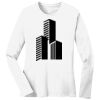 1-DAY RUSH NO MINIMUM Ladies Long Sleeve Crew Neck T-Shirt Thumbnail