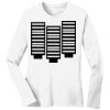1-DAY RUSH NO MINIMUM Ladies Long Sleeve Crew Neck T-Shirt Thumbnail
