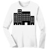 1-DAY RUSH NO MINIMUM Ladies Long Sleeve Crew Neck T-Shirt Thumbnail