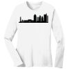 1-DAY RUSH NO MINIMUM Ladies Long Sleeve Crew Neck T-Shirt Thumbnail