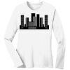 1-DAY RUSH NO MINIMUM Ladies Long Sleeve Crew Neck T-Shirt Thumbnail