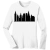 1-DAY RUSH NO MINIMUM Ladies Long Sleeve Crew Neck T-Shirt Thumbnail