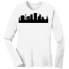 1-DAY RUSH NO MINIMUM Ladies Long Sleeve Crew Neck T-Shirt Thumbnail