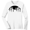 1-DAY RUSH NO MINIMUM Ladies Long Sleeve Crew Neck T-Shirt Thumbnail