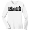 1-DAY RUSH NO MINIMUM Ladies Long Sleeve Crew Neck T-Shirt Thumbnail