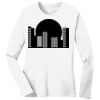 1-DAY RUSH NO MINIMUM Ladies Long Sleeve Crew Neck T-Shirt Thumbnail