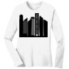 1-DAY RUSH NO MINIMUM Ladies Long Sleeve Crew Neck T-Shirt Thumbnail