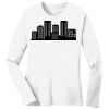 1-DAY RUSH NO MINIMUM Ladies Long Sleeve Crew Neck T-Shirt Thumbnail
