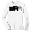 1-DAY RUSH NO MINIMUM Ladies Long Sleeve Crew Neck T-Shirt Thumbnail