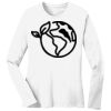 1-DAY RUSH NO MINIMUM Ladies Long Sleeve Crew Neck T-Shirt Thumbnail