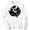 1-DAY RUSH NO MINIMUM Ladies Long Sleeve Crew Neck T-Shirt Thumbnail