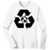 1-DAY RUSH NO MINIMUM Ladies Long Sleeve Crew Neck T-Shirt Thumbnail