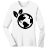 1-DAY RUSH NO MINIMUM Ladies Long Sleeve Crew Neck T-Shirt Thumbnail