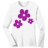 1-DAY RUSH NO MINIMUM Ladies Long Sleeve Crew Neck T-Shirt Thumbnail
