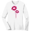 1-DAY RUSH NO MINIMUM Ladies Long Sleeve Crew Neck T-Shirt Thumbnail