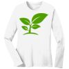 1-DAY RUSH NO MINIMUM Ladies Long Sleeve Crew Neck T-Shirt Thumbnail