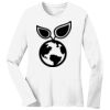 1-DAY RUSH NO MINIMUM Ladies Long Sleeve Crew Neck T-Shirt Thumbnail