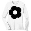 1-DAY RUSH NO MINIMUM Ladies Long Sleeve Crew Neck T-Shirt Thumbnail