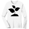 1-DAY RUSH NO MINIMUM Ladies Long Sleeve Crew Neck T-Shirt Thumbnail